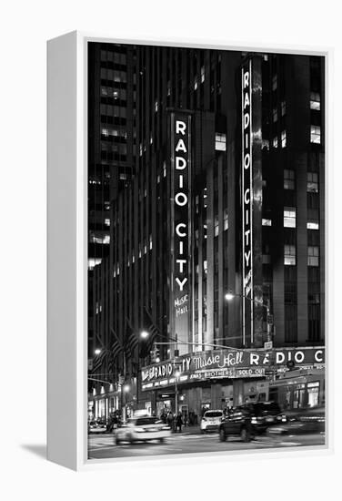 Radio City Music Hall - Manhattan - New York City - United States-Philippe Hugonnard-Framed Premier Image Canvas