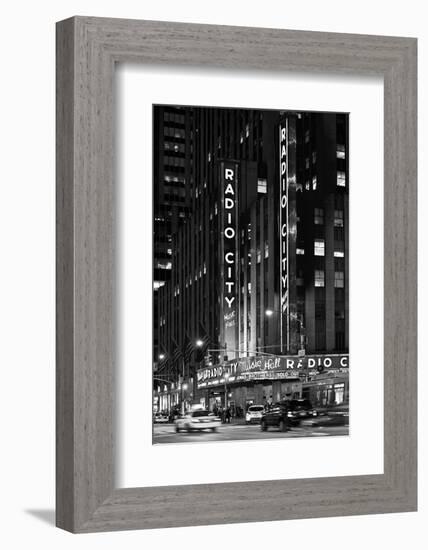 Radio City Music Hall - Manhattan - New York City - United States-Philippe Hugonnard-Framed Photographic Print