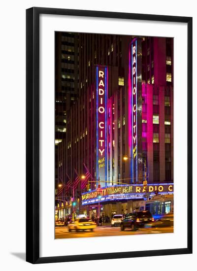 Radio City Music Hall - Manhattan - New York City - United States-Philippe Hugonnard-Framed Photographic Print