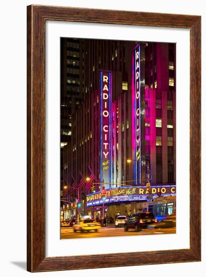 Radio City Music Hall - Manhattan - New York City - United States-Philippe Hugonnard-Framed Photographic Print