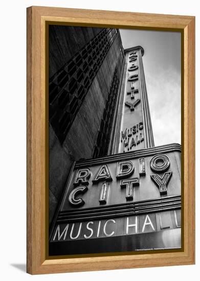 Radio CIty Music Hall-null-Framed Stretched Canvas