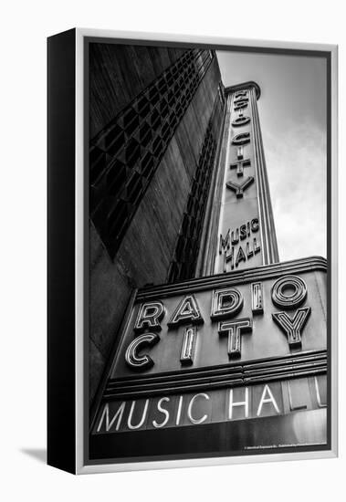 Radio CIty Music Hall-null-Framed Stretched Canvas