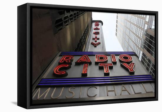 Radio City Music Hall-Robert Goldwitz-Framed Premier Image Canvas