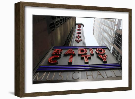 Radio City Music Hall-Robert Goldwitz-Framed Photographic Print