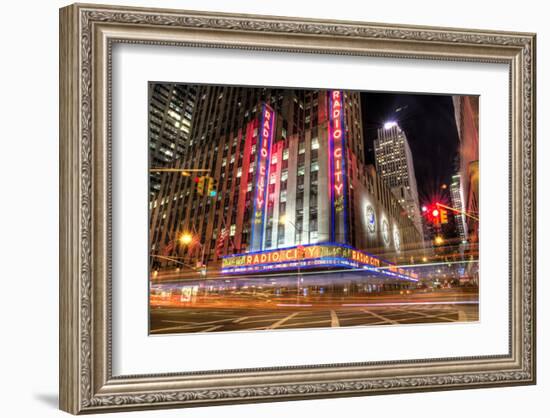 Radio City New York-null-Framed Art Print