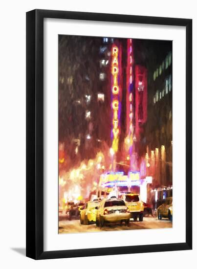 Radio City Taxis-Philippe Hugonnard-Framed Premium Giclee Print