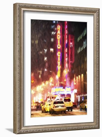 Radio City Taxis-Philippe Hugonnard-Framed Giclee Print