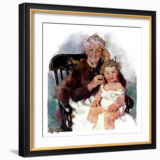 "Radio Days,"February 22, 1930-Ellen Pyle-Framed Giclee Print