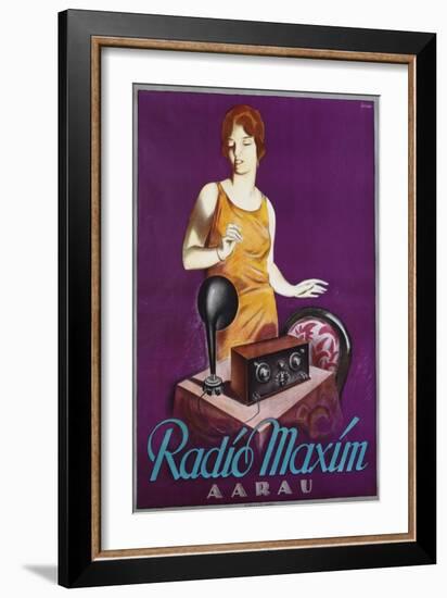 Radio Maxim Poster-Otto Ernst-Framed Giclee Print