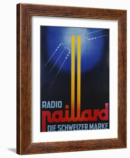 Radio Paillard: Die Schweizer Marke Poster-null-Framed Photographic Print