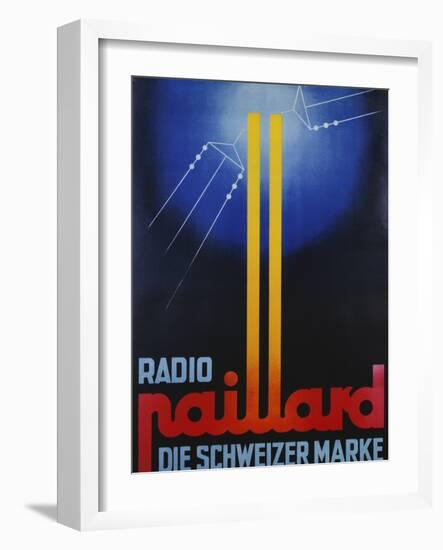 Radio Paillard: Die Schweizer Marke Poster-null-Framed Photographic Print
