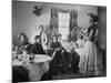 Radio Singer and Comedian, Minnie Pearl Performing for Hospital Patients While on Tour-Yale Joel-Mounted Premium Photographic Print