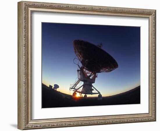 Radio Telescope, Magdalena, New Mexico, USA-Walter Bibikow-Framed Photographic Print