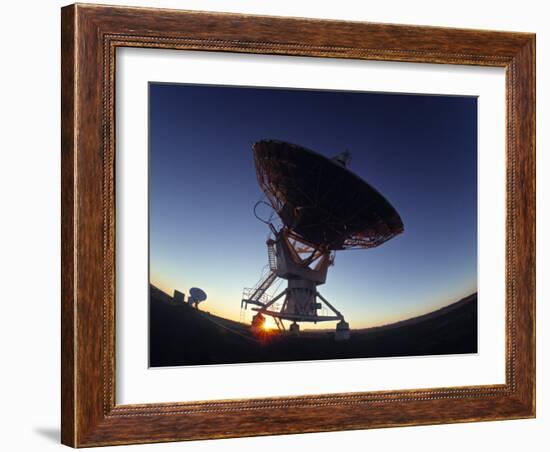 Radio Telescope, Magdalena, New Mexico, USA-Walter Bibikow-Framed Photographic Print