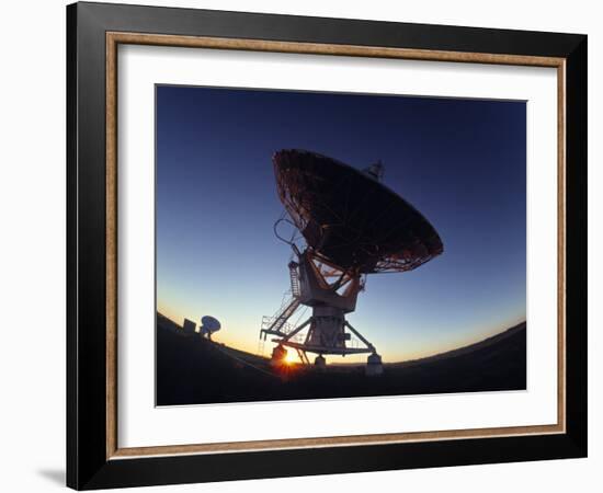 Radio Telescope, Magdalena, New Mexico, USA-Walter Bibikow-Framed Photographic Print