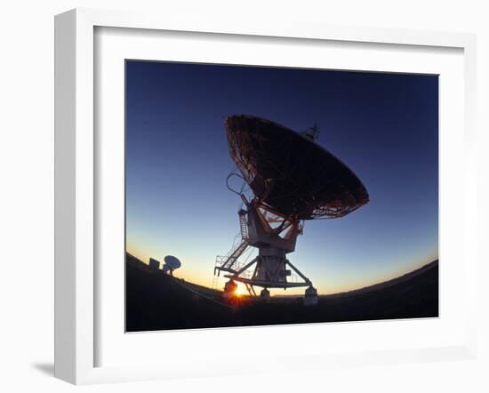 Radio Telescope, Magdalena, New Mexico, USA-Walter Bibikow-Framed Photographic Print