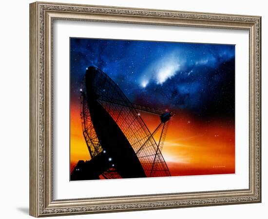 Radio Telescope-Detlev Van Ravenswaay-Framed Photographic Print