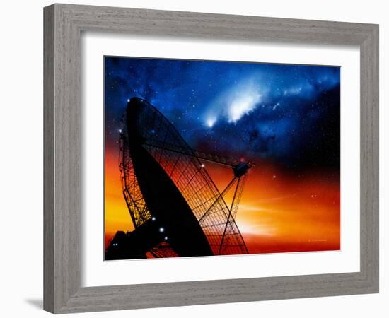 Radio Telescope-Detlev Van Ravenswaay-Framed Photographic Print