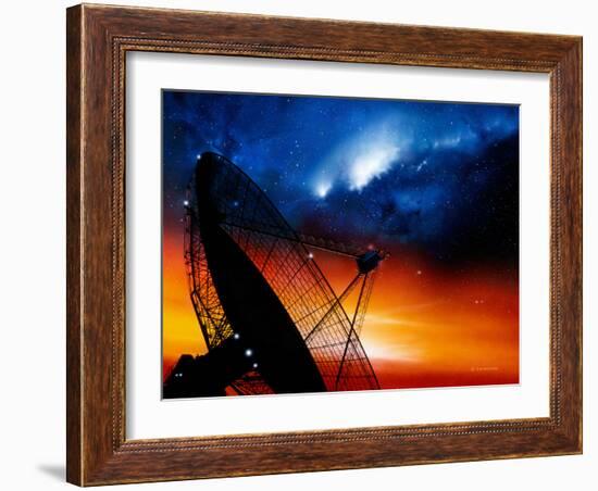 Radio Telescope-Detlev Van Ravenswaay-Framed Photographic Print