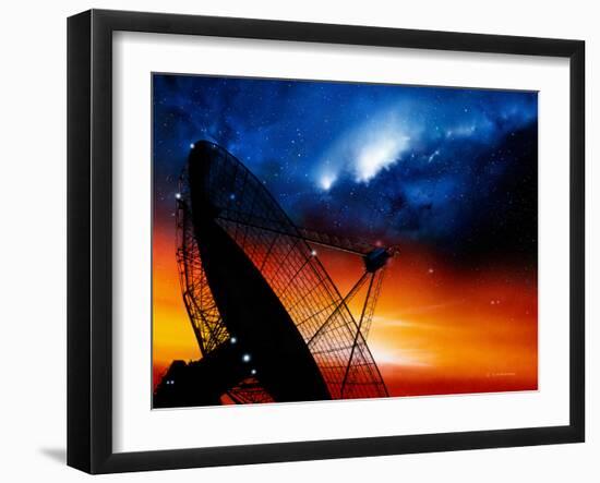 Radio Telescope-Detlev Van Ravenswaay-Framed Photographic Print