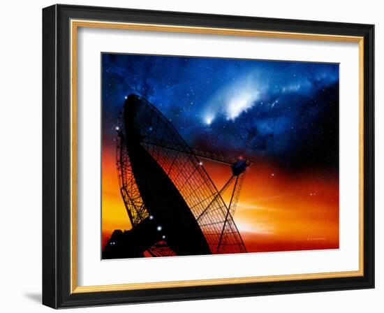 Radio Telescope-Detlev Van Ravenswaay-Framed Photographic Print