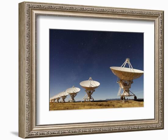 Radio telescopes at an Astronomy Observatory, New Mexico, USA-Maresa Pryor-Framed Photographic Print