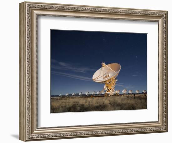 Radio telescopes at an Astronomy Observatory, New Mexico, USA-Maresa Pryor-Framed Photographic Print