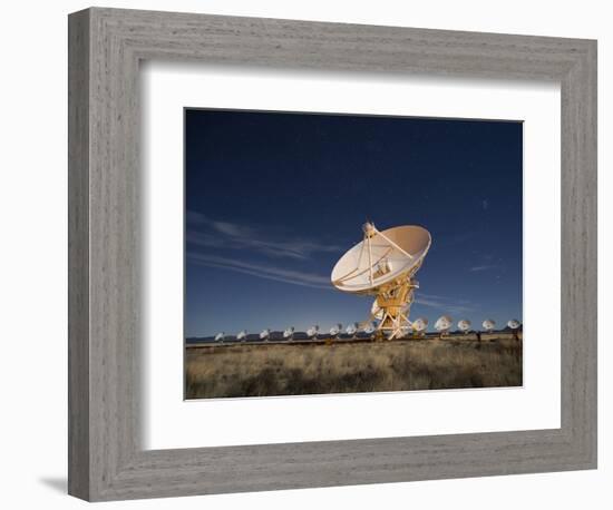 Radio telescopes at an Astronomy Observatory, New Mexico, USA-Maresa Pryor-Framed Photographic Print