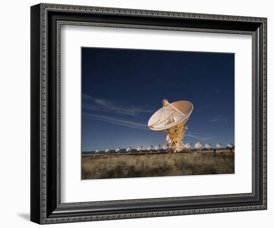 Radio telescopes at an Astronomy Observatory, New Mexico, USA-Maresa Pryor-Framed Photographic Print