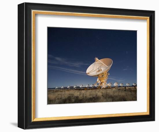 Radio telescopes at an Astronomy Observatory, New Mexico, USA-Maresa Pryor-Framed Photographic Print