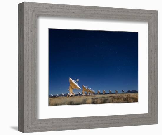 Radio telescopes at an Astronomy Observatory, New Mexico, USA-Maresa Pryor-Framed Photographic Print