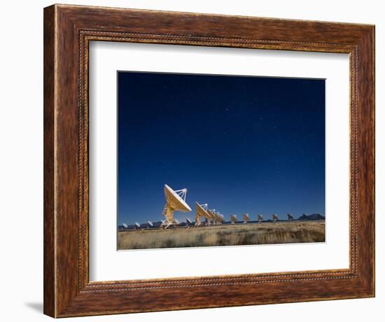 Radio telescopes at an Astronomy Observatory, New Mexico, USA-Maresa Pryor-Framed Photographic Print