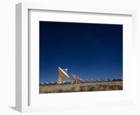 Radio telescopes at an Astronomy Observatory, New Mexico, USA-Maresa Pryor-Framed Photographic Print