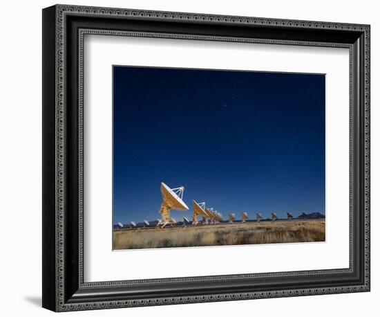 Radio telescopes at an Astronomy Observatory, New Mexico, USA-Maresa Pryor-Framed Photographic Print