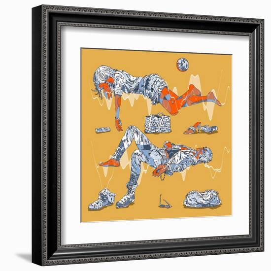 Radioflood-HR-FM-Framed Art Print