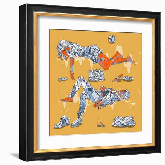 Radioflood-HR-FM-Framed Art Print