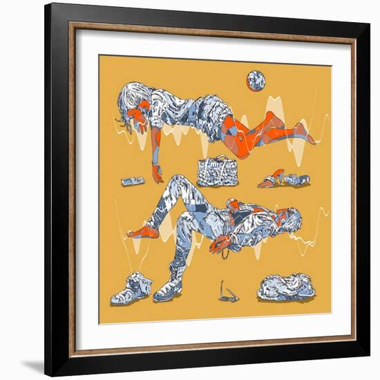 Radioflood-HR-FM-Framed Art Print