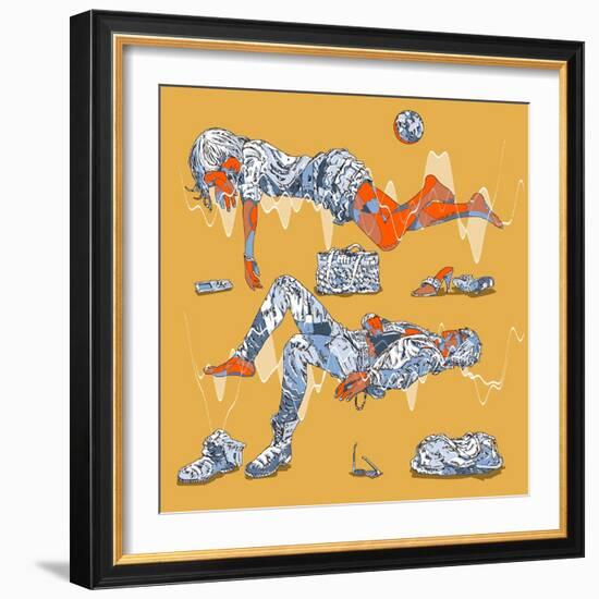 Radioflood-HR-FM-Framed Art Print