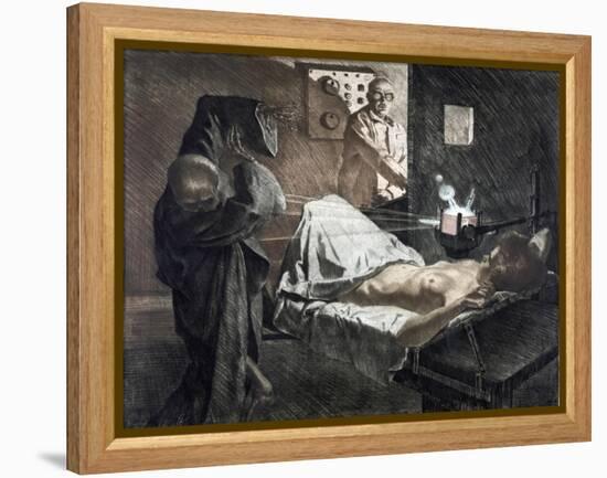 Radiologist, C1930-Ivo Saliger-Framed Premier Image Canvas