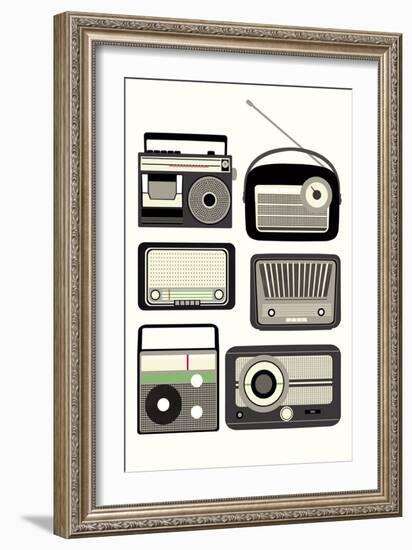 Radios-Nadia Taylor-Framed Giclee Print