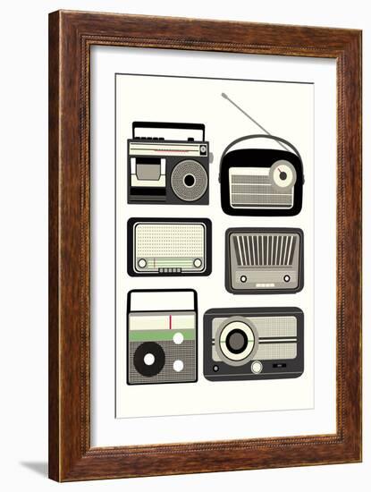 Radios-Nadia Taylor-Framed Giclee Print