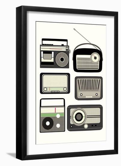 Radios-Nadia Taylor-Framed Giclee Print