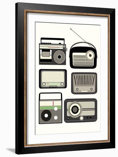 Radios-Nadia Taylor-Framed Giclee Print