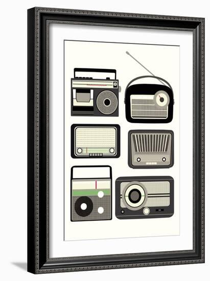 Radios-Nadia Taylor-Framed Giclee Print