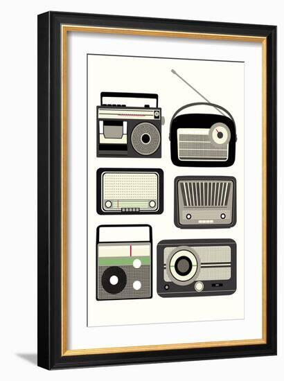 Radios-Nadia Taylor-Framed Giclee Print