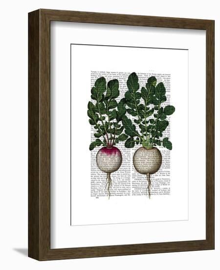 Radishes Print-Fab Funky-Framed Art Print