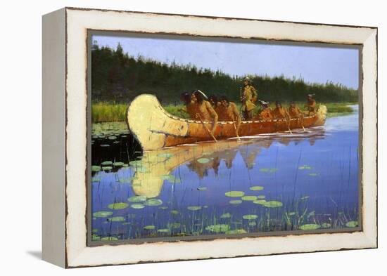 Radisson and Groseilliers-Frederic Sackrider Remington-Framed Premier Image Canvas