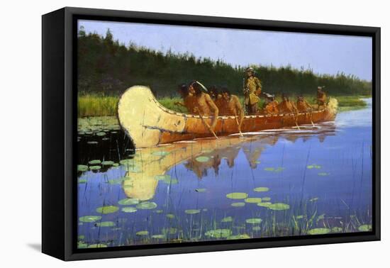 Radisson and Groseilliers-Frederic Sackrider Remington-Framed Premier Image Canvas