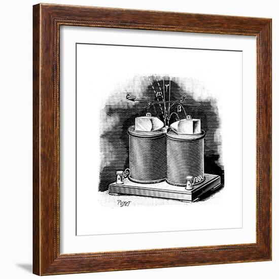 Radium Experiment, 1904-Poyet-Framed Giclee Print