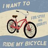 Bicycle Vintage Poster-radubalint-Art Print